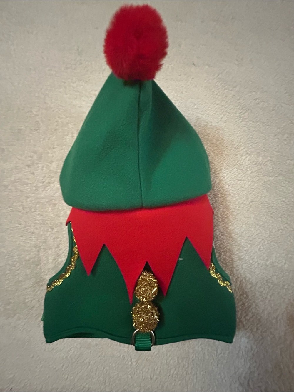 Small Elf Dog Costume